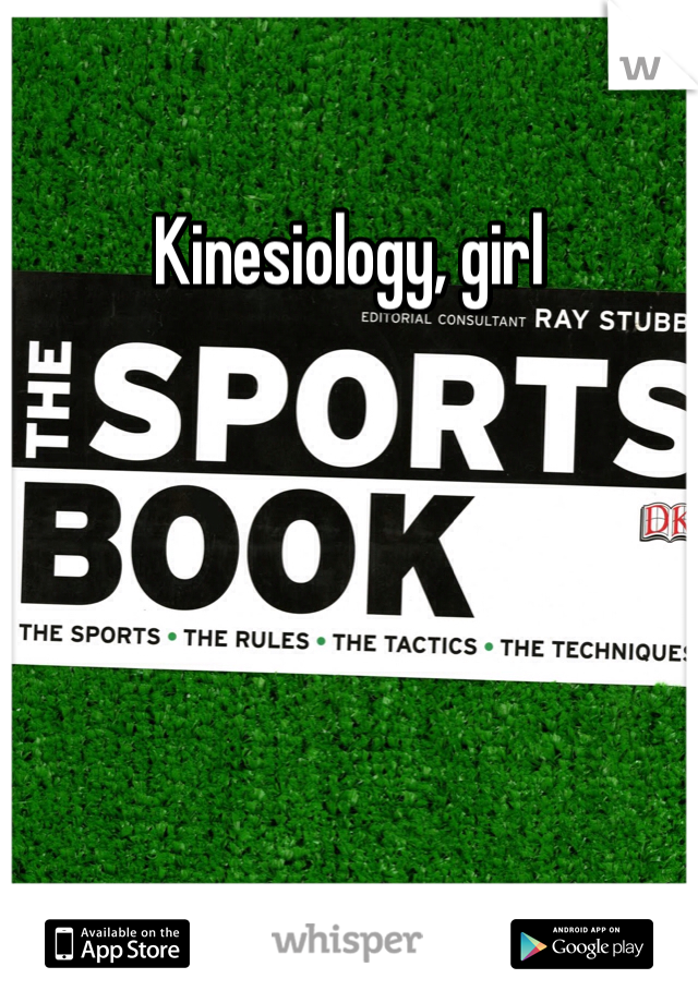 Kinesiology, girl 