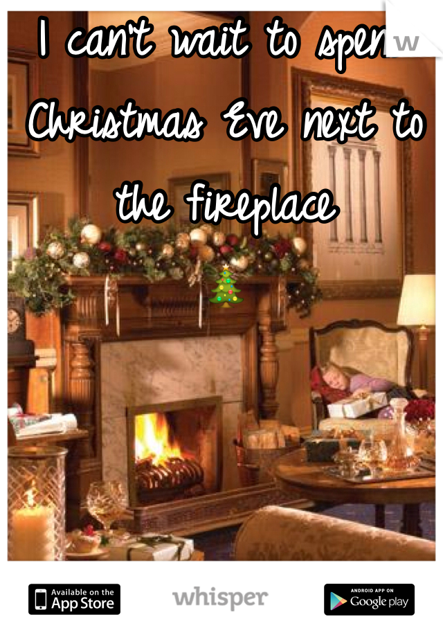 I can't wait to spend Christmas Eve next to the fireplace 
🎄