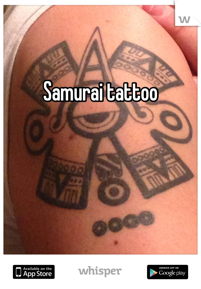 Samurai tattoo