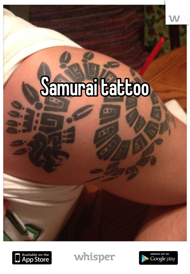 Samurai tattoo