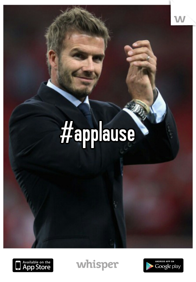 #applause