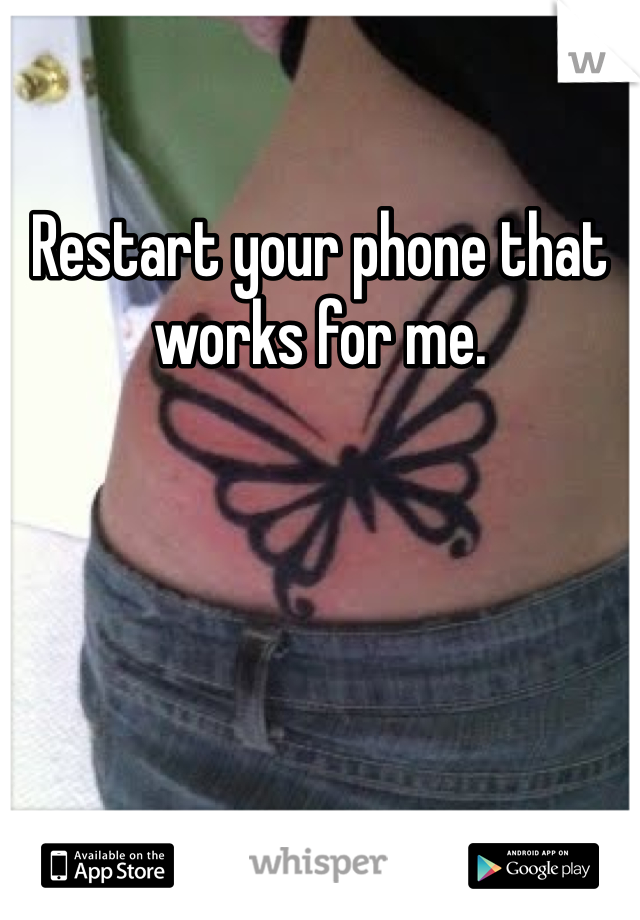 Restart your phone that works for me. 