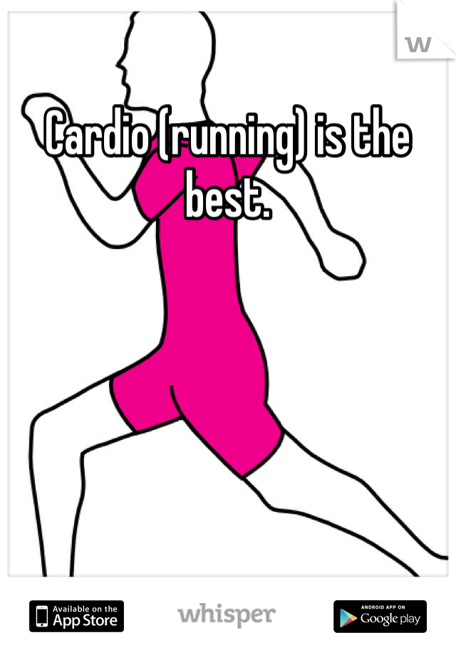 Cardio (running) is the best.