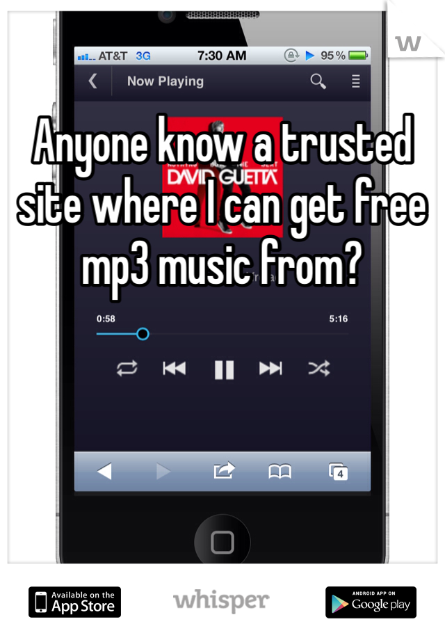 Anyone know a trusted site where I can get free mp3 music from?