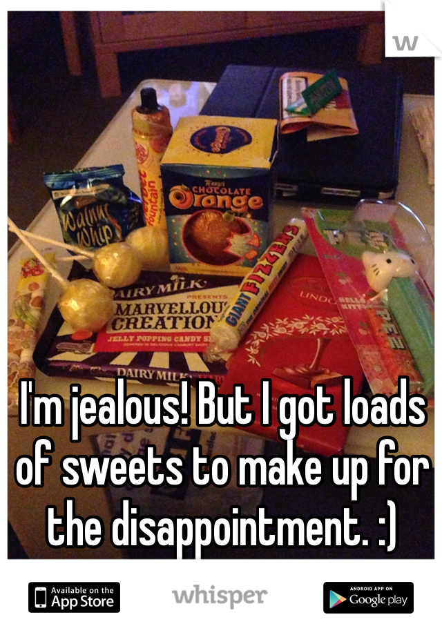 I'm jealous! But I got loads of sweets to make up for the disappointment. :)