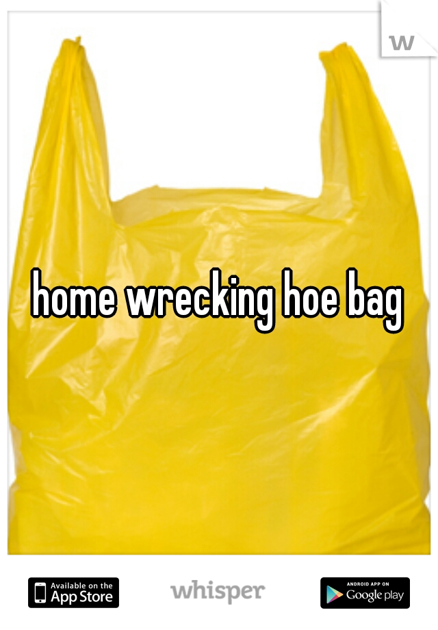home wrecking hoe bag