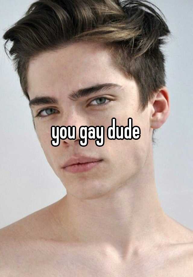 You Gay Dude