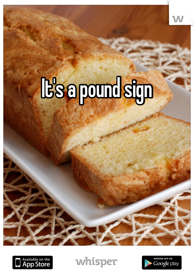 It's a pound sign
