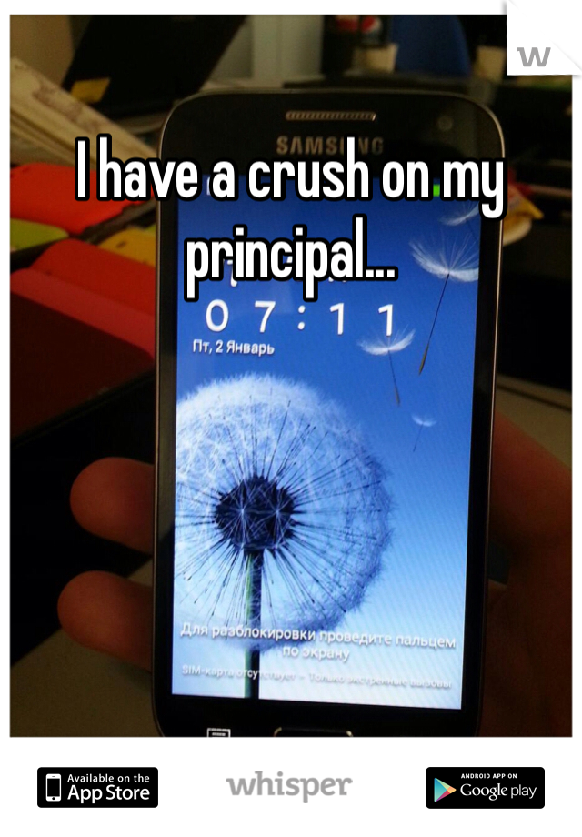I have a crush on my principal...