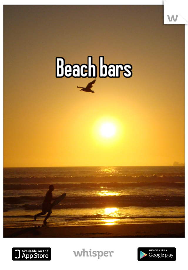 Beach bars 