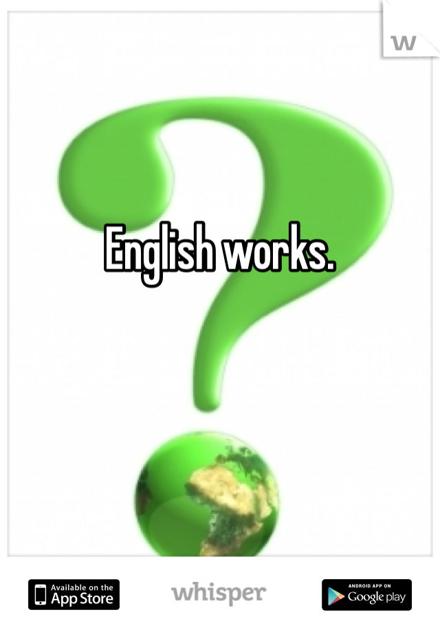 English works. 