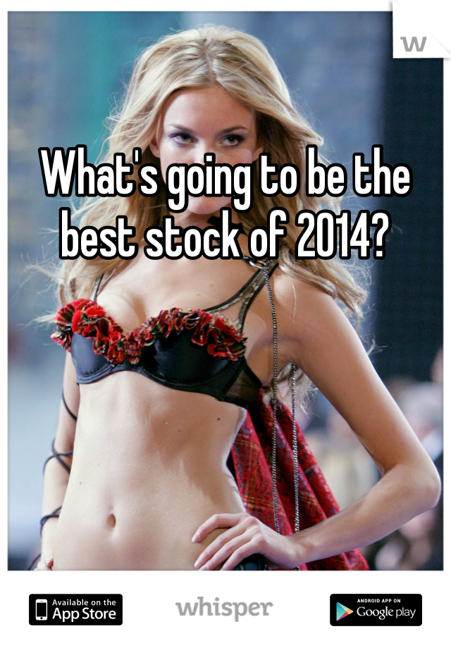 What's going to be the best stock of 2014?