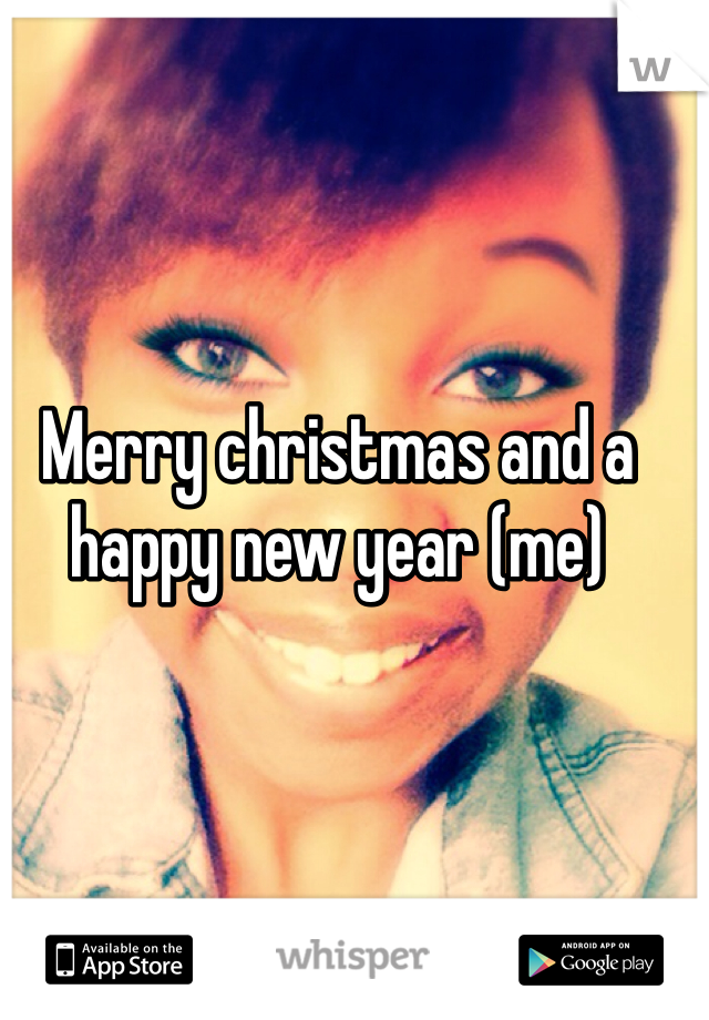 Merry christmas and a happy new year (me) 