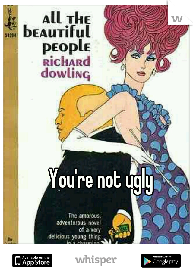You're not ugly 