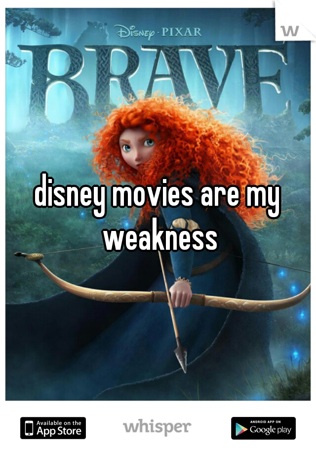 disney movies are my weakness