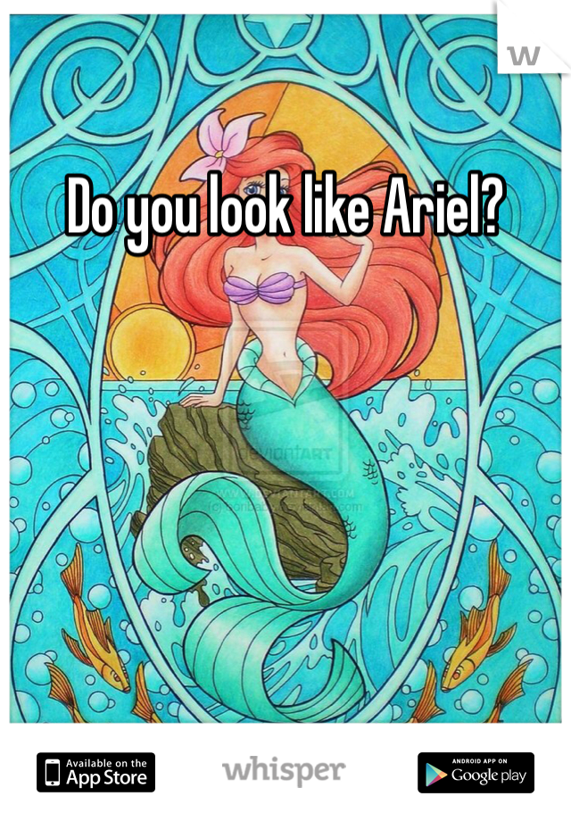 Do you look like Ariel?