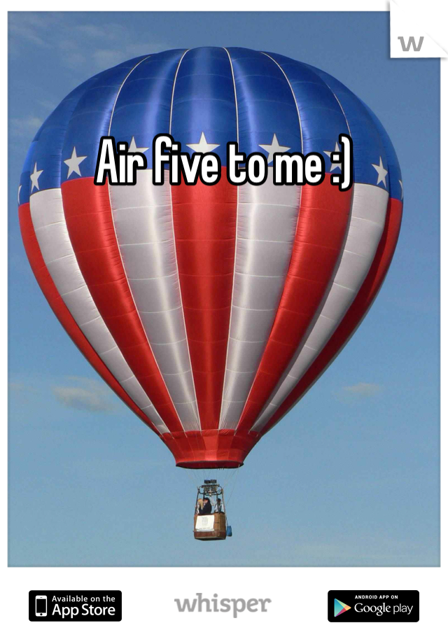Air five to me :)
