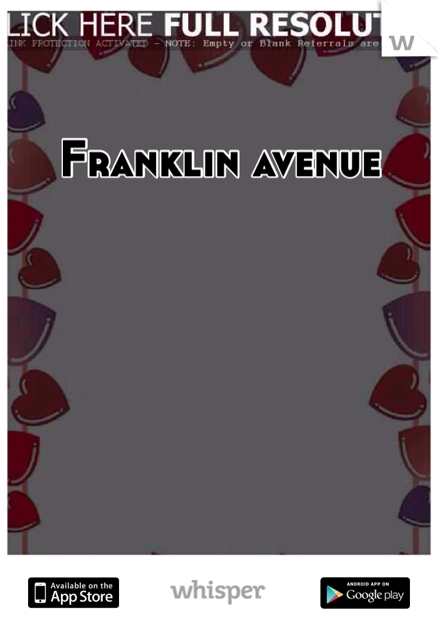 Franklin avenue 