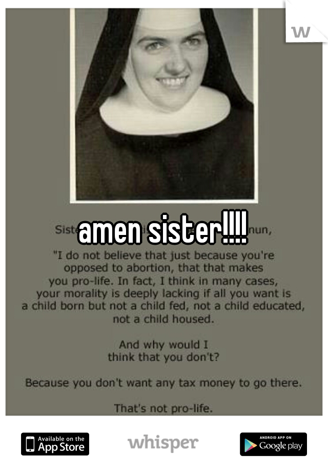 amen sister!!!!