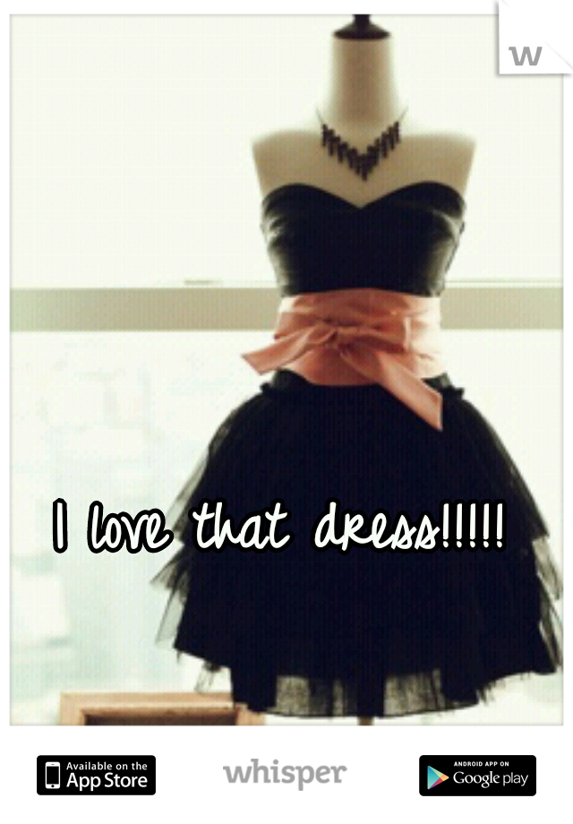 I love that dress!!!!! 