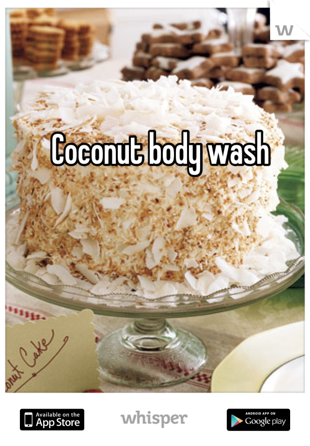 Coconut body wash 