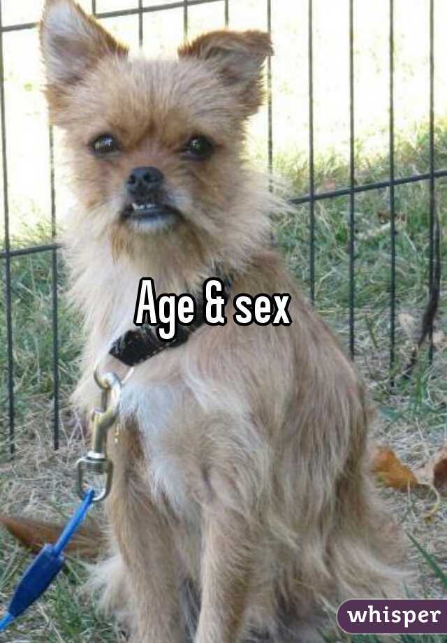 Age & sex  