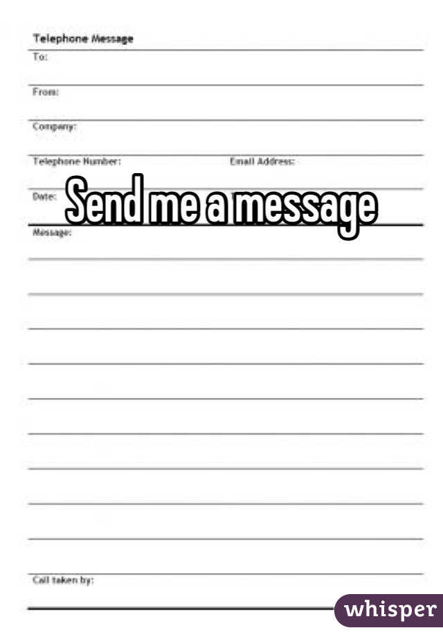 Send me a message 