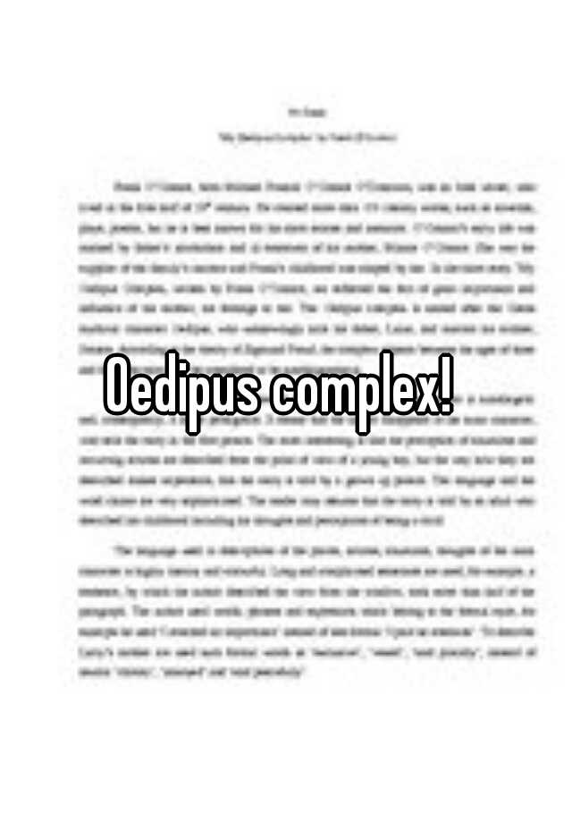 oedipus-complex