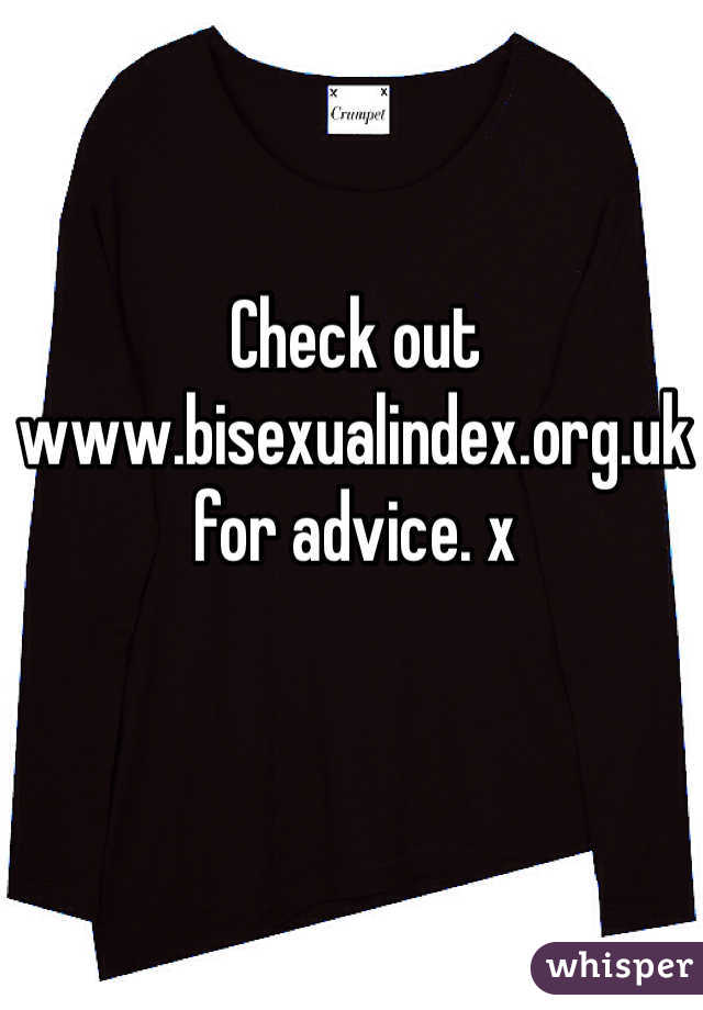 Check out www.bisexualindex.org.uk for advice. x