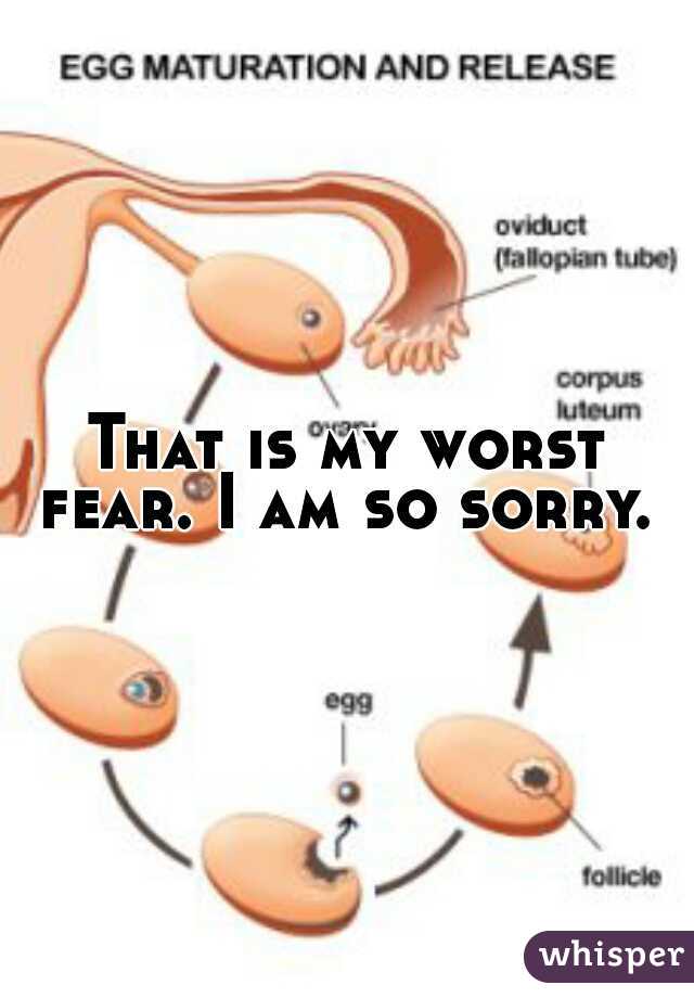 That is my worst fear. I am so sorry. 