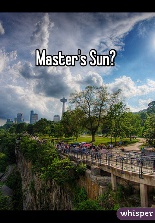 Master's Sun? 