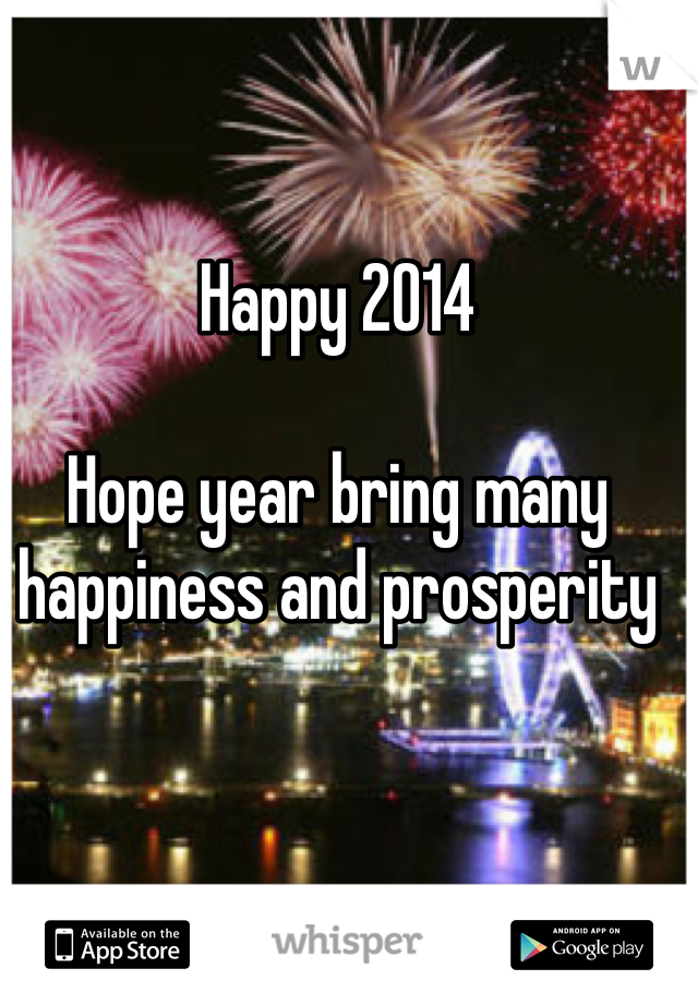Happy 2014

Hope year bring many happiness and prosperity 