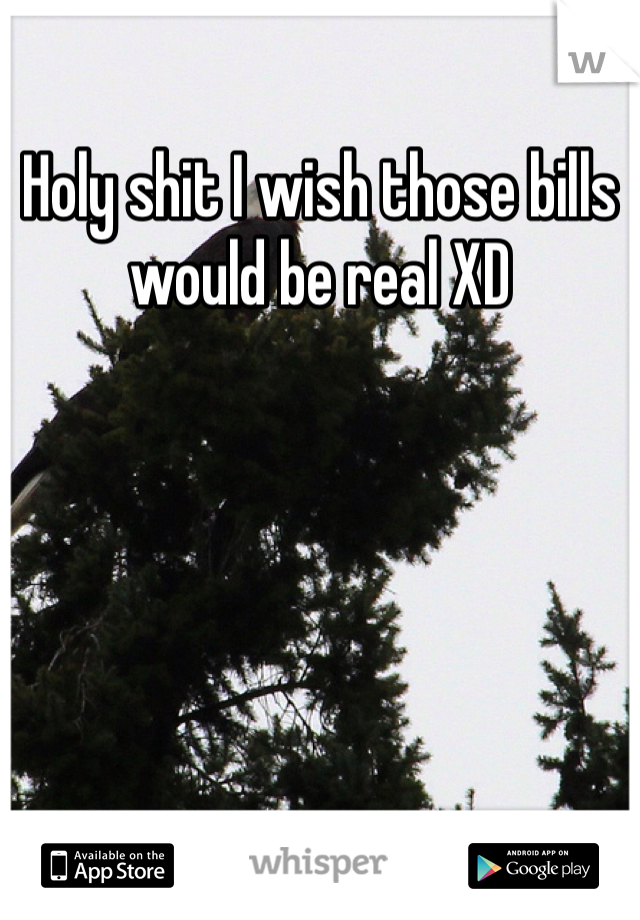 Holy shit I wish those bills would be real XD