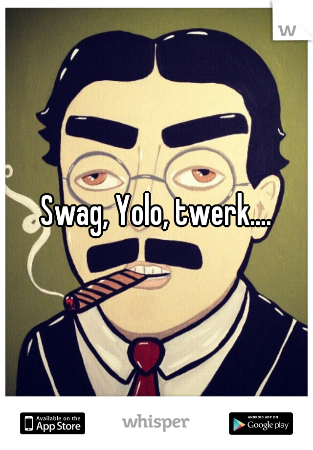 Swag, Yolo, twerk....