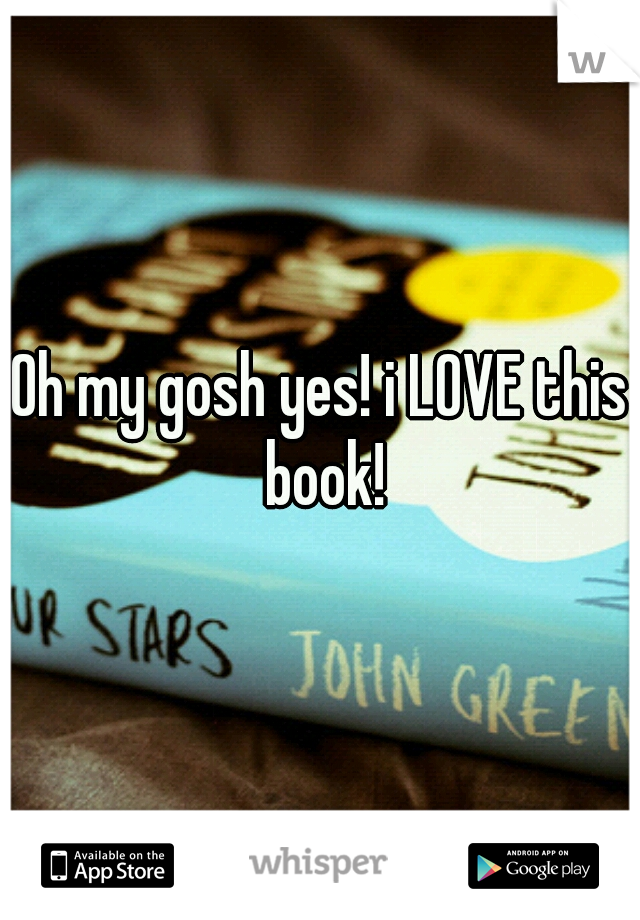 Oh my gosh yes! i LOVE this book!