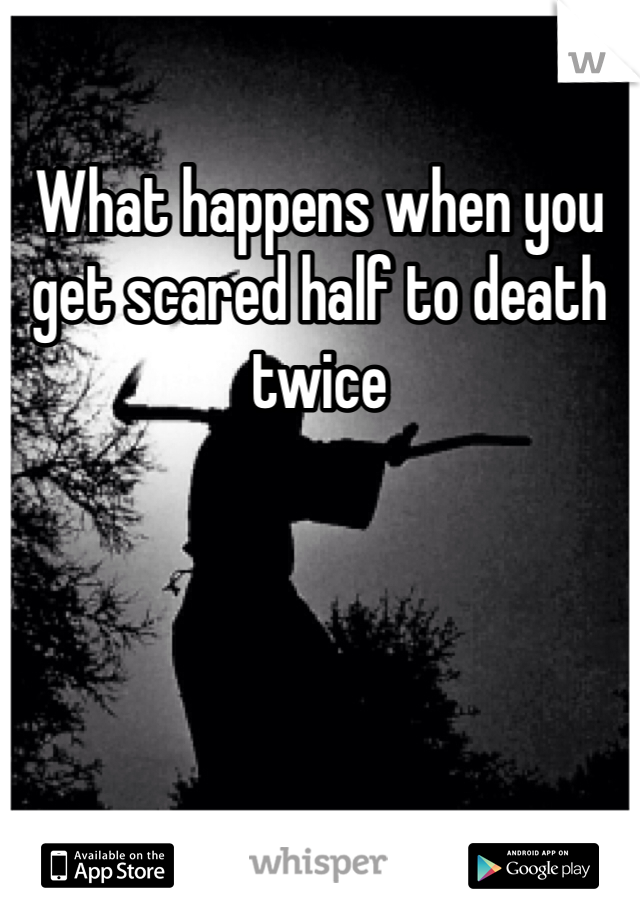 what-happens-when-you-get-scared-half-to-death-twice