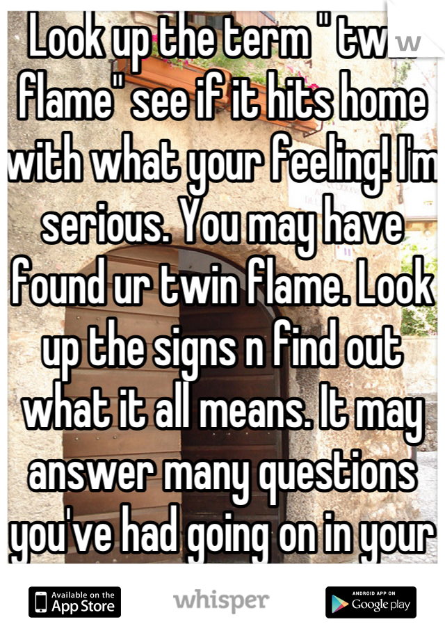 Look up the term " twin flame" see if it hits home with what your feeling! I'm serious. You may have found ur twin flame. Look up the signs n find out what it all means. It may answer many questions you've had going on in your mind!