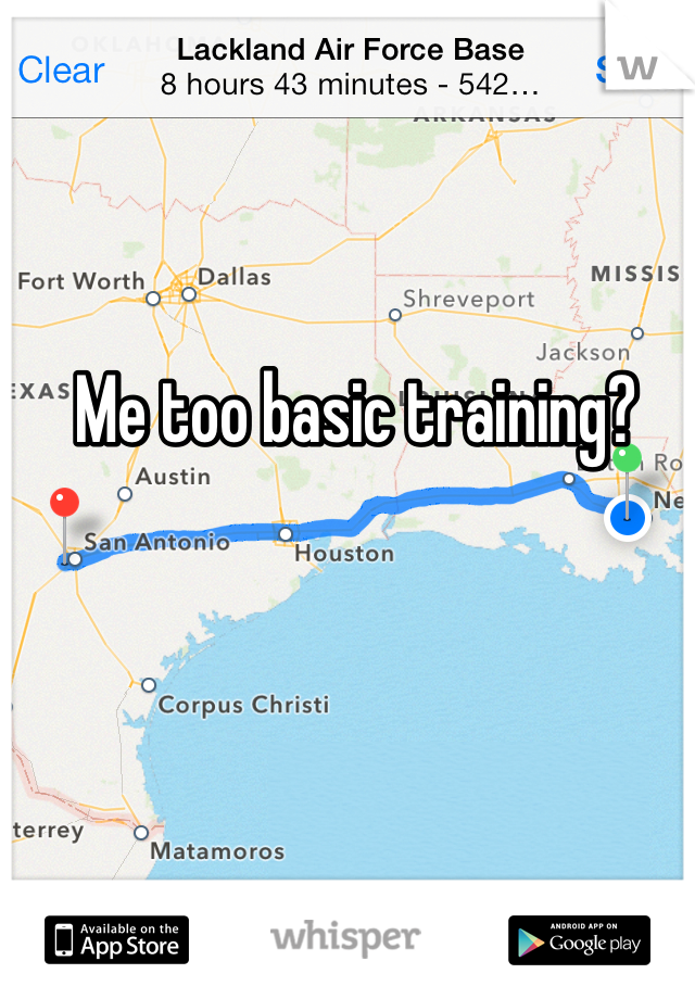 Me too basic training? 