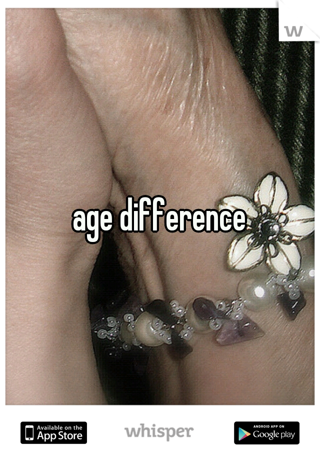 age difference