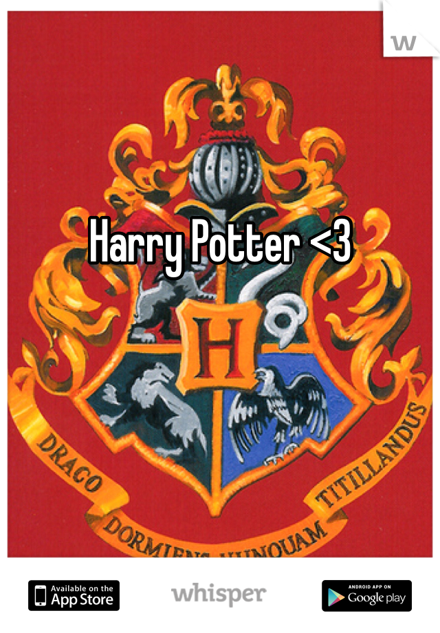 Harry Potter <3