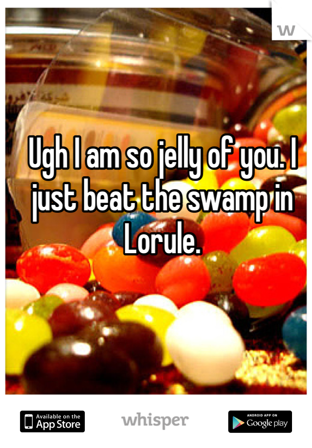 Ugh I am so jelly of you. I just beat the swamp in Lorule.