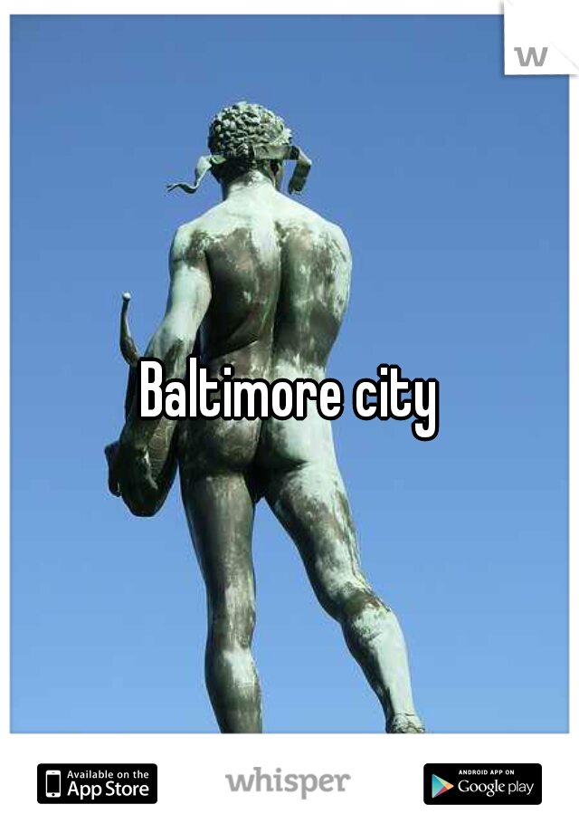 Baltimore city