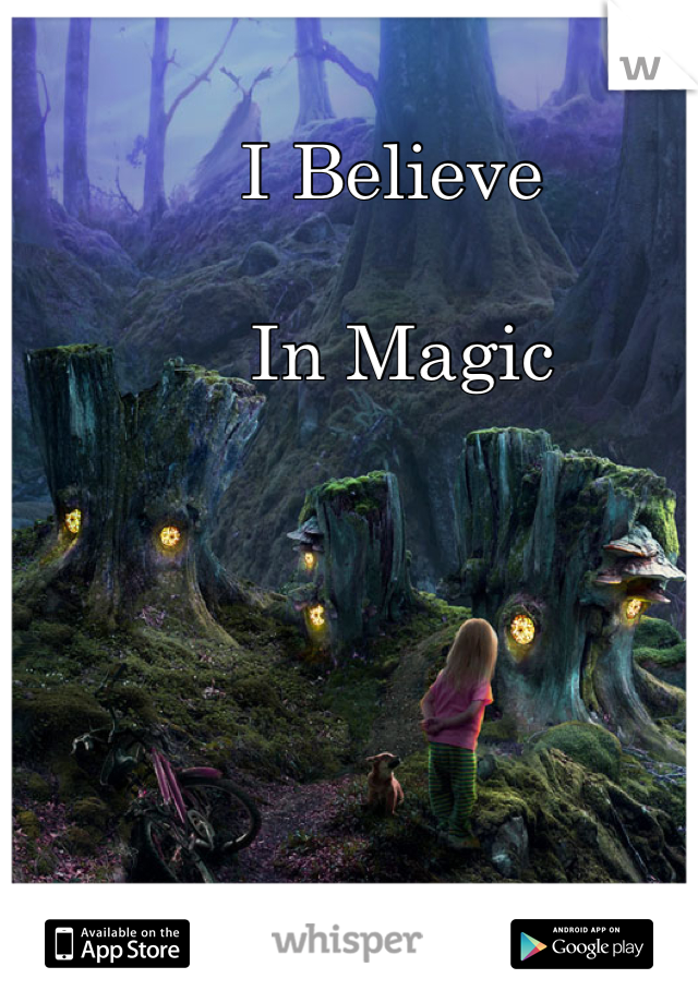 I Believe

 In Magic
