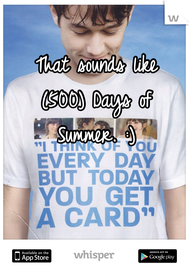 That sounds like
(500) Days of Summer. :)