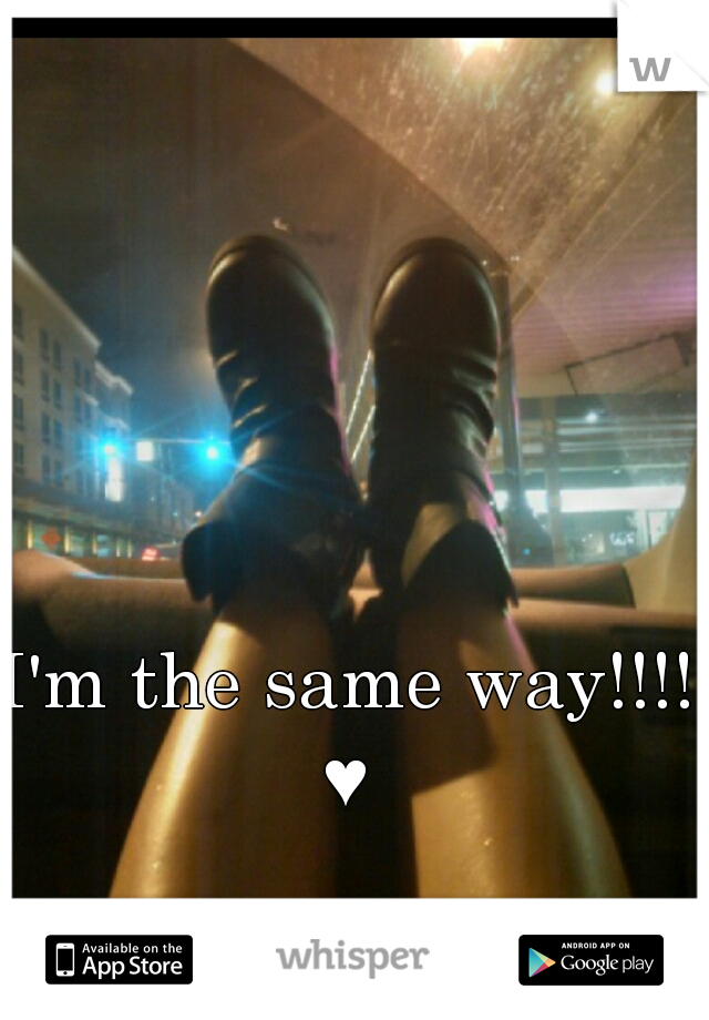 I'm the same way!!!! ♥ 