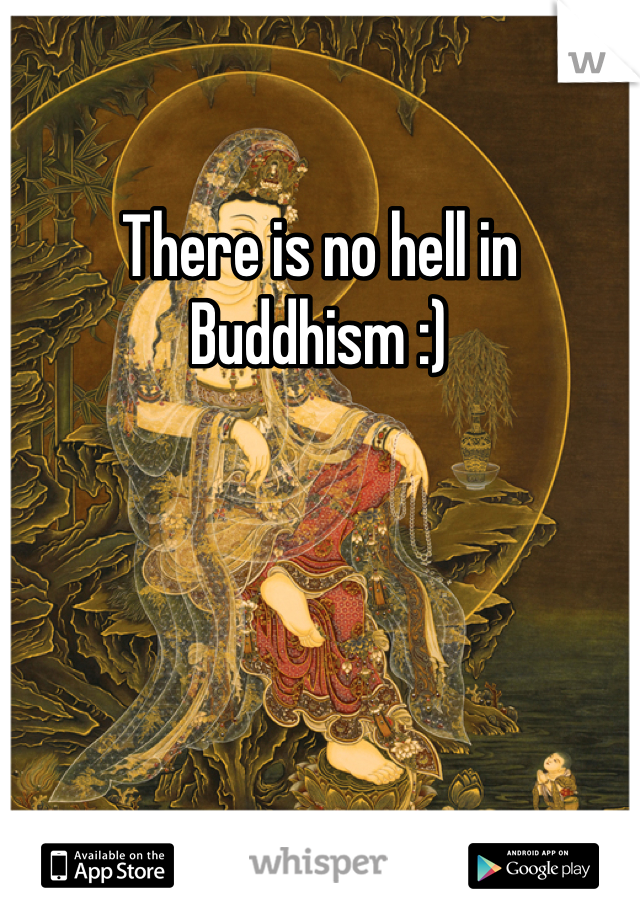 There is no hell in Buddhism :)