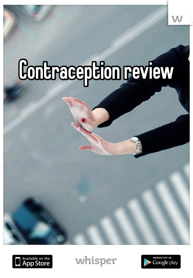 Contraception review 