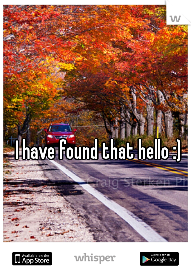 I have found that hello :)