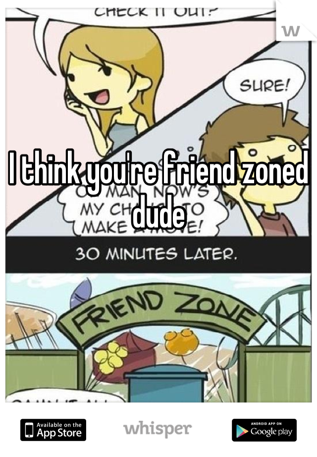 I think you're friend zoned dude