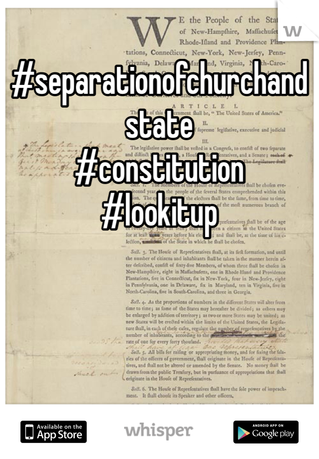 #separationofchurchandstate
#constitution
#lookitup
